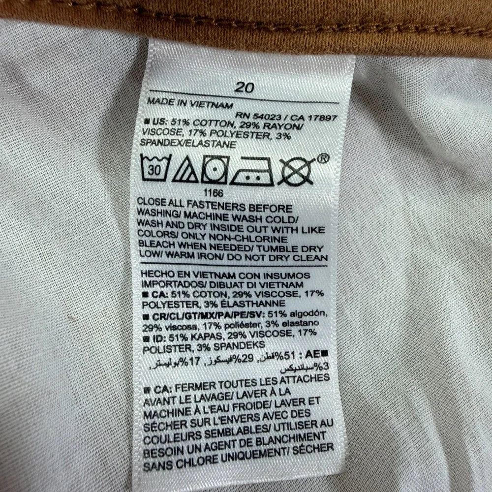 Old Navy Flare Pants Womens 20 Good Brown Higher High-Rise Secret-Smooth Pockets